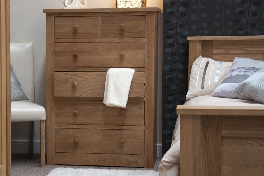 Product photograph of Homestyle Gb Torino Oak 4 2 Drawer Chest from Choice Furniture Superstore.