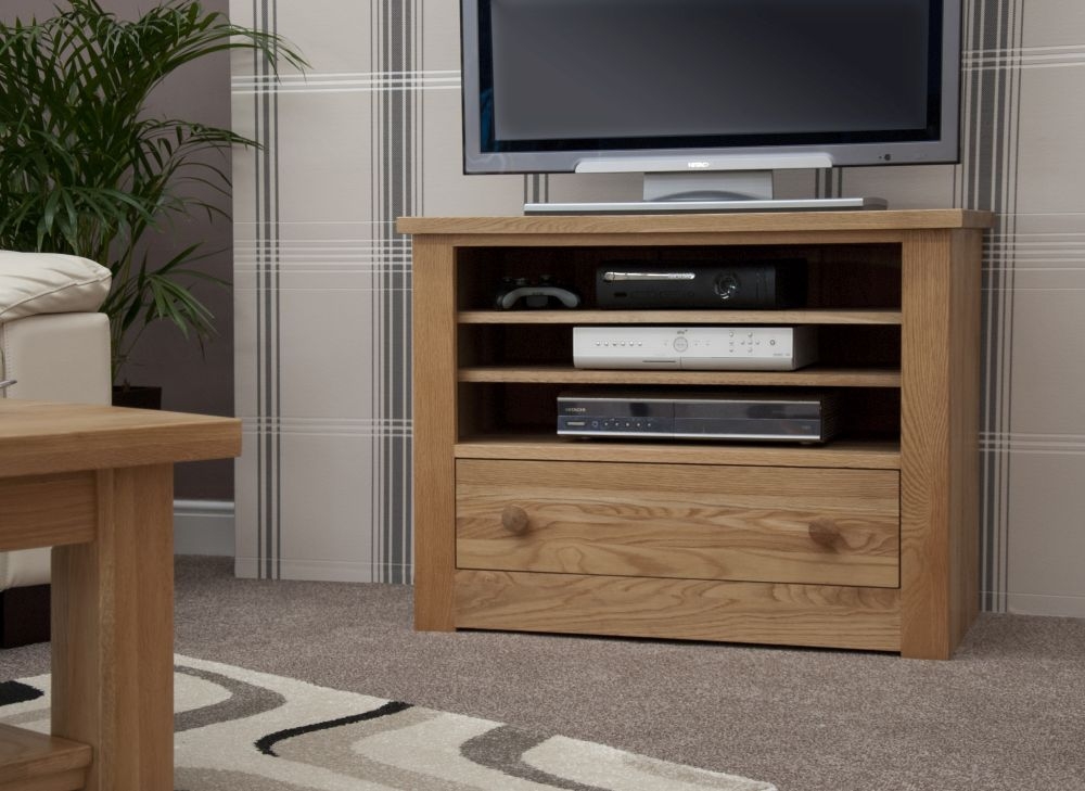 Product photograph of Homestyle Gb Torino Oak Tv Cabinet from Choice Furniture Superstore.