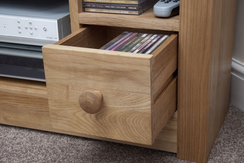 Product photograph of Homestyle Gb Torino Oak Corner Tv Unit from Choice Furniture Superstore.