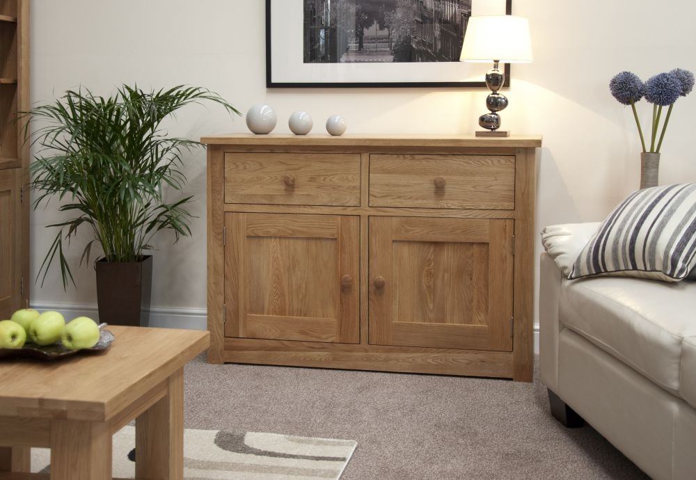 Product photograph of Homestyle Gb Torino Oak Small Sideboard from Choice Furniture Superstore.