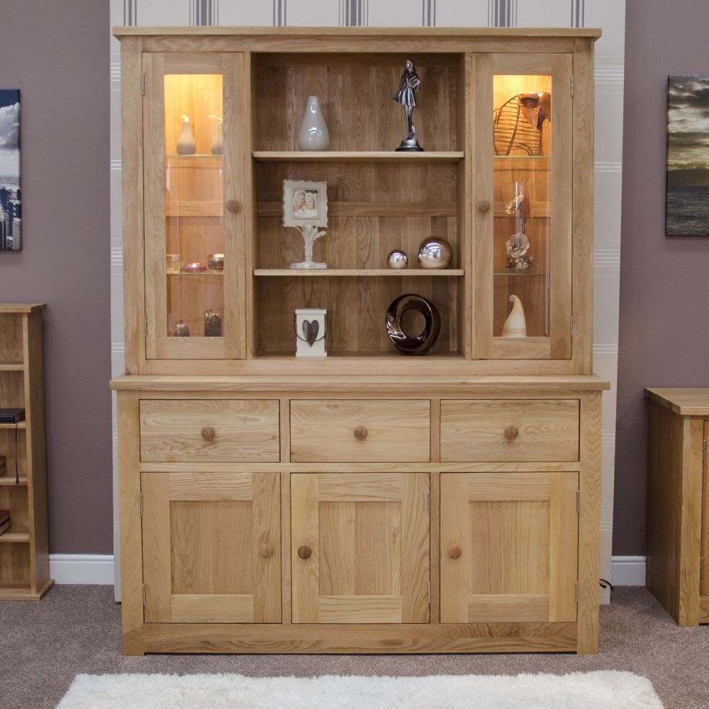 Product photograph of Homestyle Gb Torino Oak Large Dresser from Choice Furniture Superstore.
