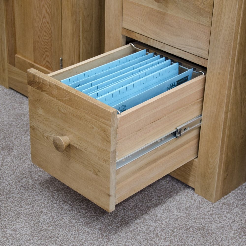 Product photograph of Homestyle Gb Torino Oak Filing Cabinet from Choice Furniture Superstore.