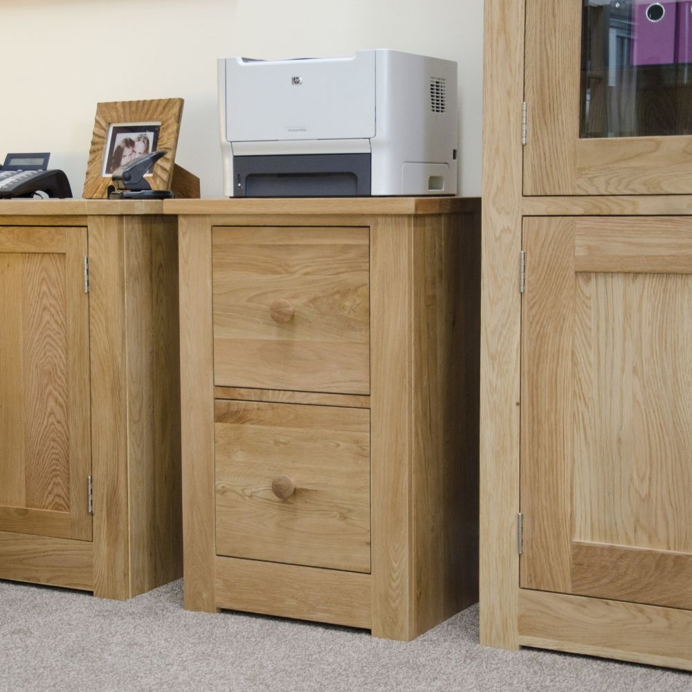 Product photograph of Homestyle Gb Torino Oak Filing Cabinet from Choice Furniture Superstore.