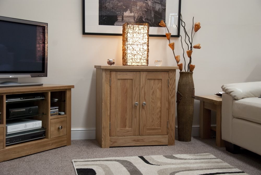 Product photograph of Homestyle Gb Torino Oak Printer Cabinet from Choice Furniture Superstore.