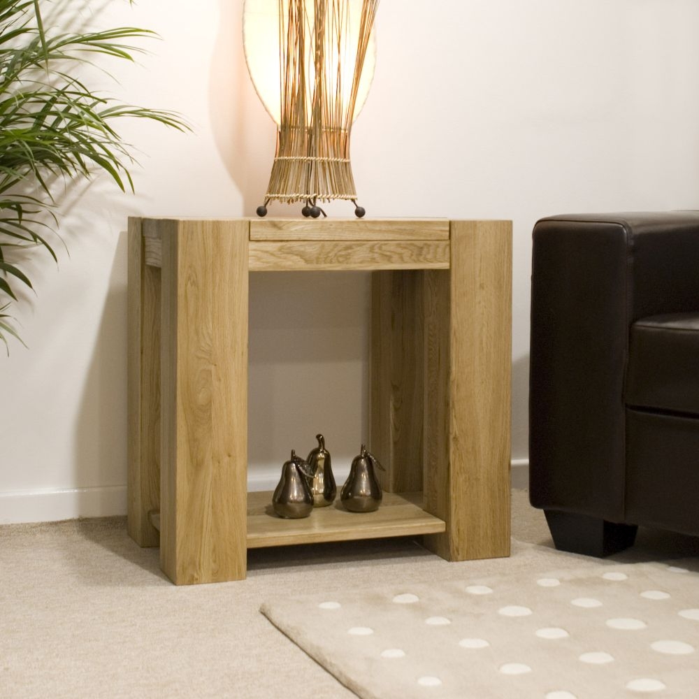 Product photograph of Homestyle Gb Trend Oak Lamp Table from Choice Furniture Superstore.