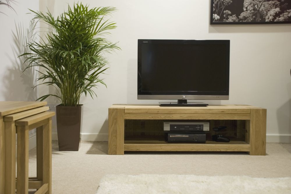 Product photograph of Homestyle Gb Trend Oak Standard Plasma Tv Unit from Choice Furniture Superstore.