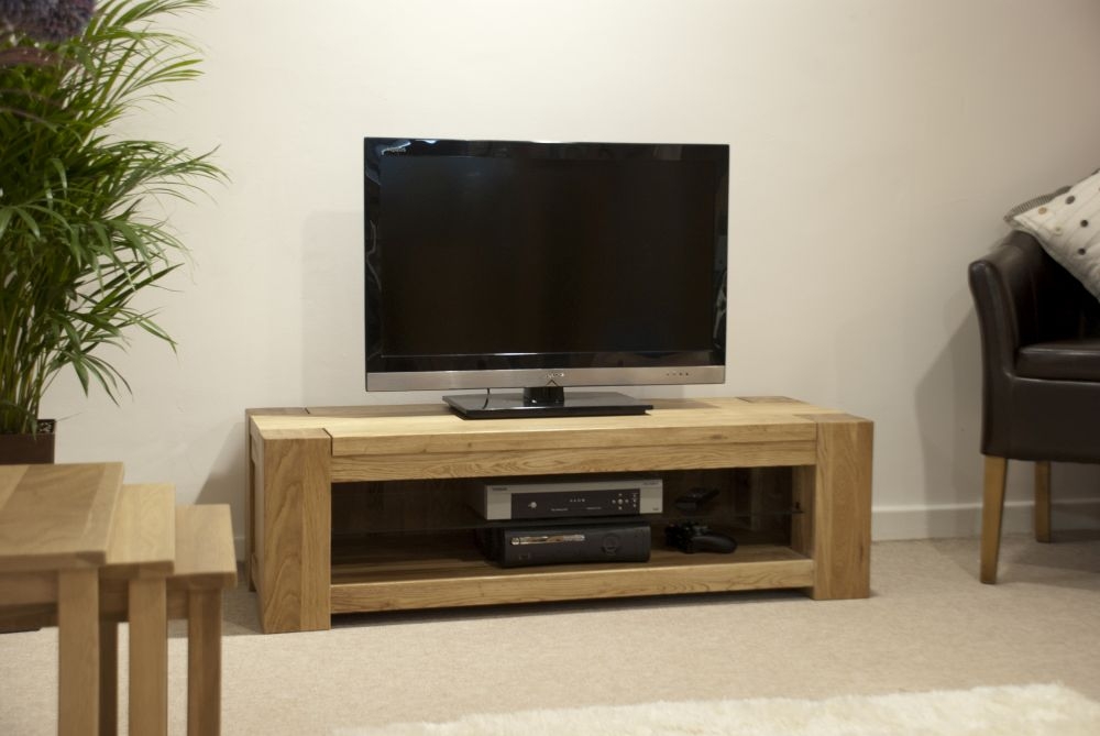 Product photograph of Homestyle Gb Trend Oak Standard Plasma Tv Unit from Choice Furniture Superstore.