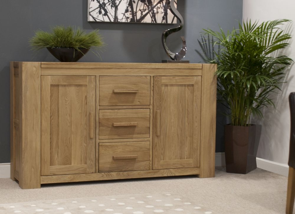 Product photograph of Homestyle Gb Trend Oak Large Sideboard from Choice Furniture Superstore.
