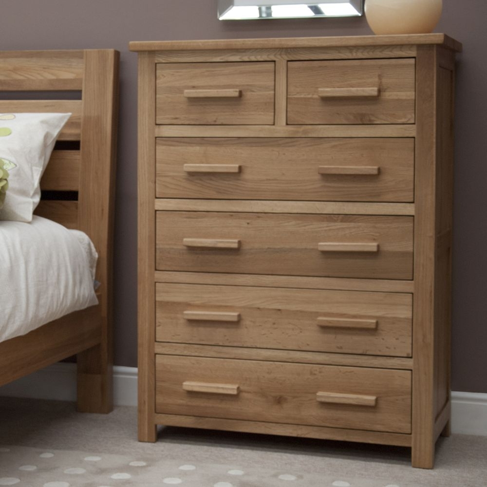 Product photograph of Homestyle Gb Opus Oak 4 2 Drawer Chest from Choice Furniture Superstore.