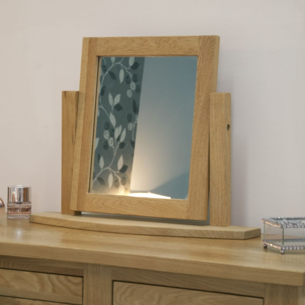 Product photograph of Homestyle Gb Opus Oak Dressing Mirror from Choice Furniture Superstore.
