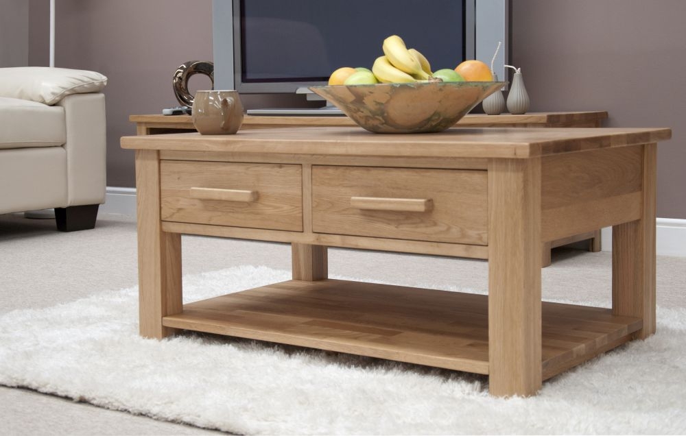 Product photograph of Homestyle Gb Opus Oak Storage Coffee Table from Choice Furniture Superstore.