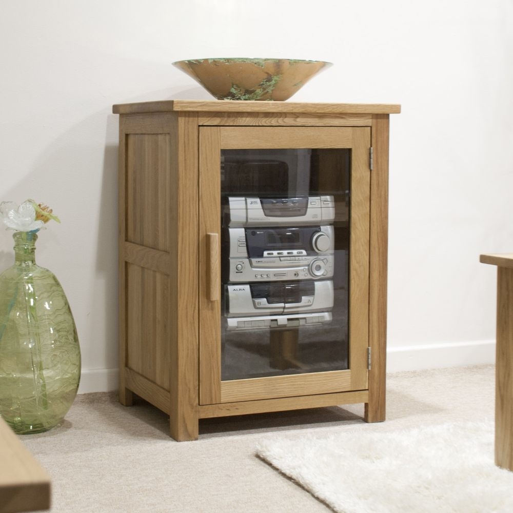 Product photograph of Homestyle Gb Opus Oak Hifi Unit from Choice Furniture Superstore.