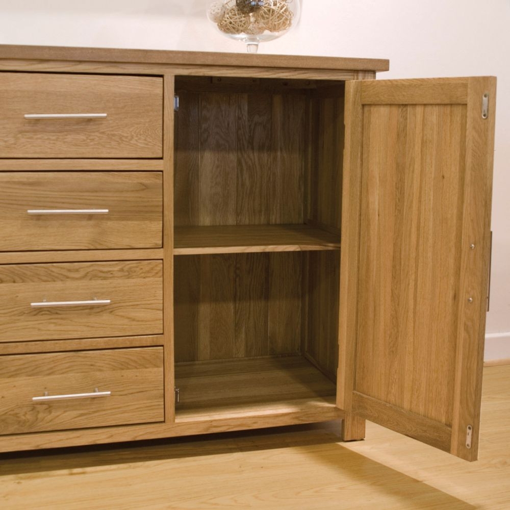 Product photograph of Homestyle Gb Opus Oak Large Sideboard from Choice Furniture Superstore.