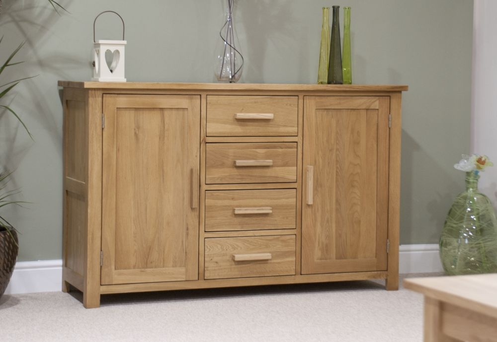 Product photograph of Homestyle Gb Opus Oak Large Sideboard from Choice Furniture Superstore.