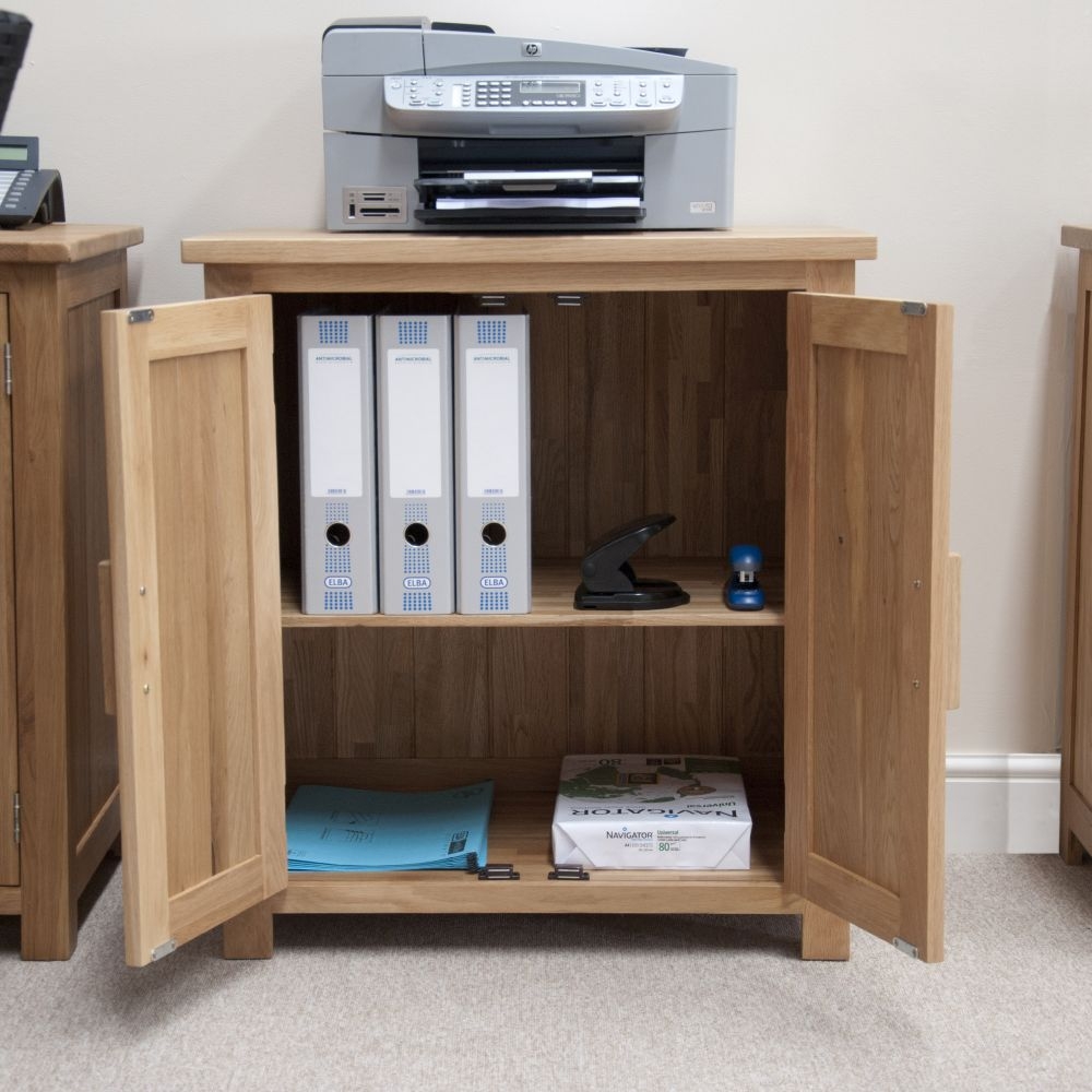 Product photograph of Homestyle Gb Opus Oak Printer Cabinet from Choice Furniture Superstore.