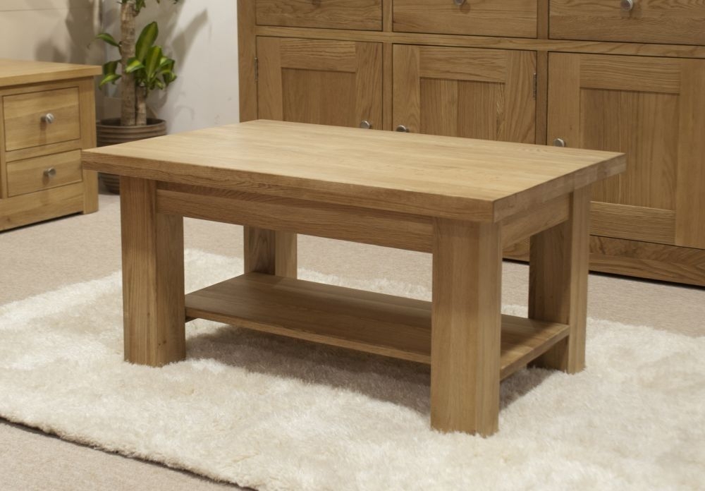 Product photograph of Homestyle Gb Vermont Oak Medium Coffee Table from Choice Furniture Superstore.