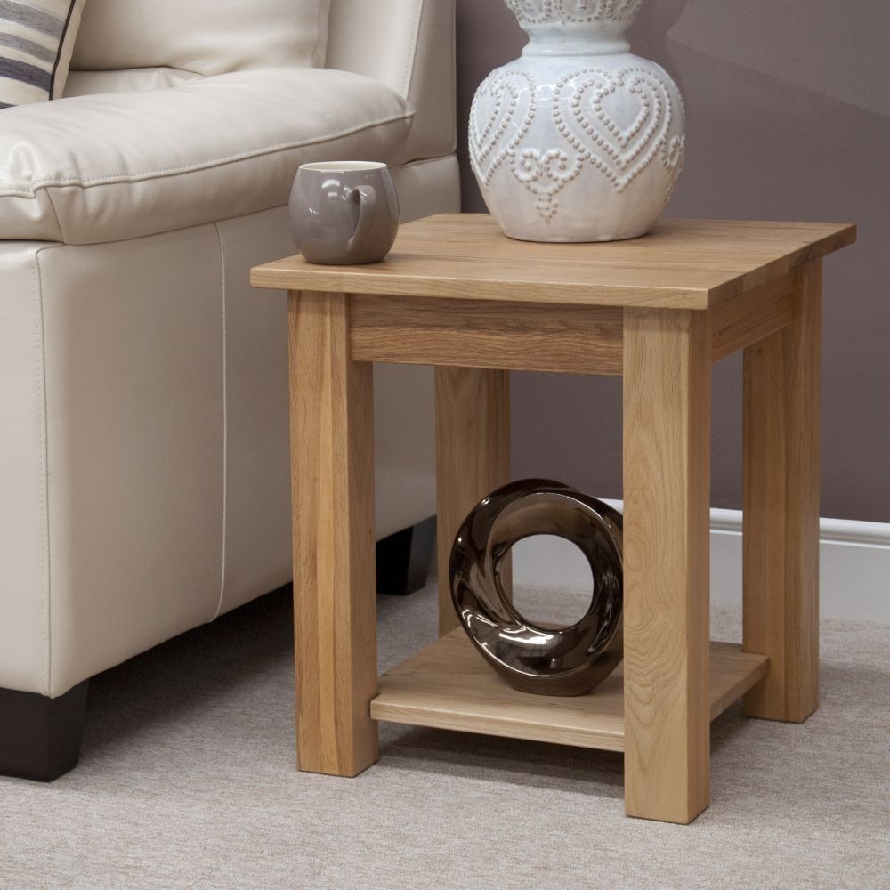 Product photograph of Homestyle Gb Lyon Oak Lamp Table from Choice Furniture Superstore.