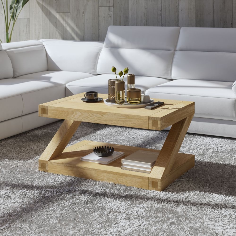 Product photograph of Homestyle Gb Z Designer Oak Small Coffee Table from Choice Furniture Superstore.