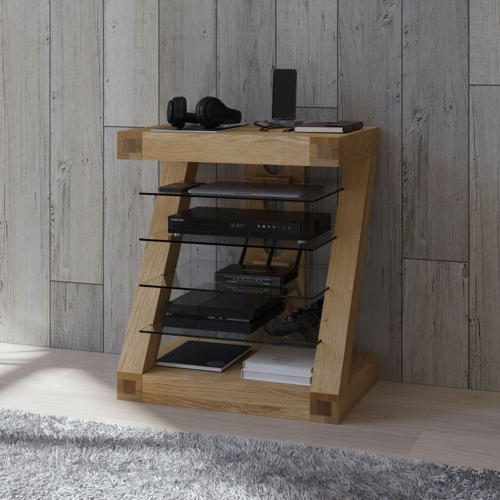 Product photograph of Homestyle Gb Z Designer Oak Hifi Unit from Choice Furniture Superstore.
