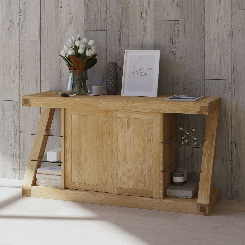 Product photograph of Homestyle Gb Z Designer Oak Large Sideboard from Choice Furniture Superstore.