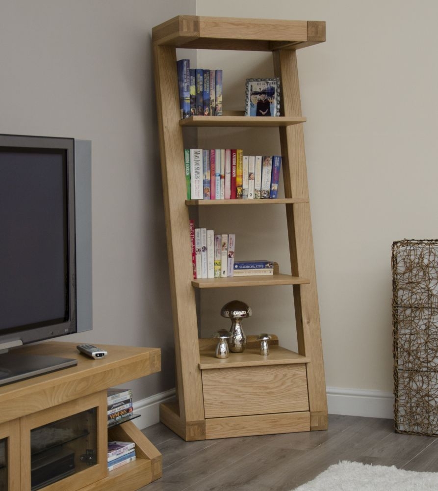 Product photograph of Homestyle Gb Z Designer Oak Bookcase from Choice Furniture Superstore.