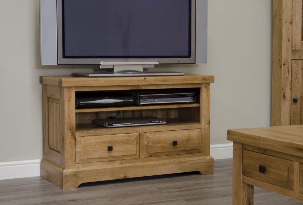 Product photograph of Homestyle Gb Deluxe Oak Tv Unit from Choice Furniture Superstore.