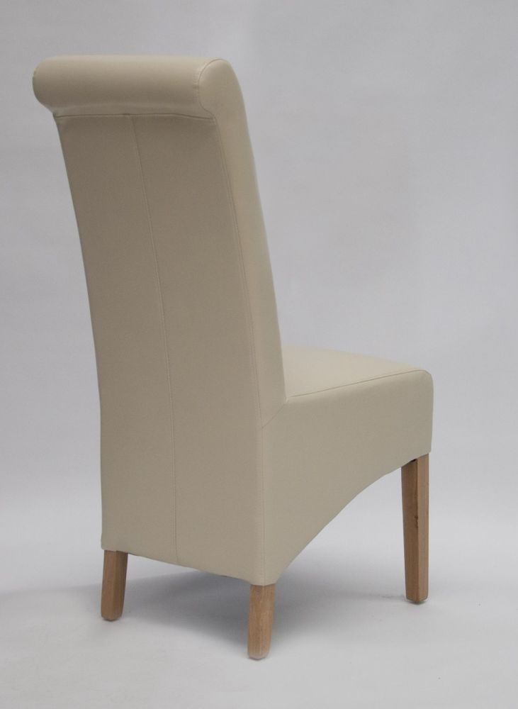 Product photograph of Homestyle Gb Richmond Bonded Leather Dining Chair Sold In Pairs from Choice Furniture Superstore.