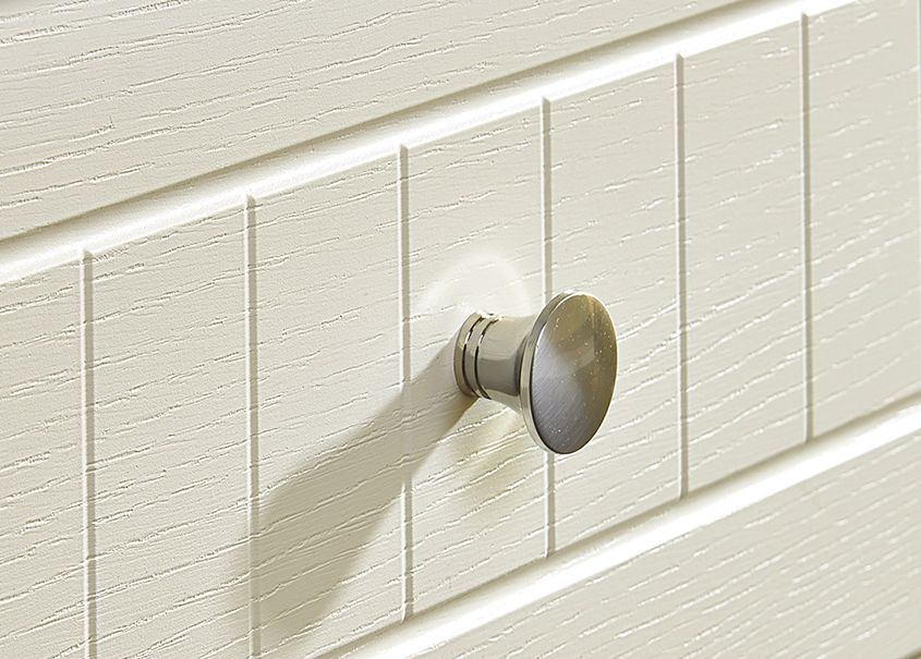 Product photograph of Vienna Cream 3 Drawer Beside Cabinet from Choice Furniture Superstore.