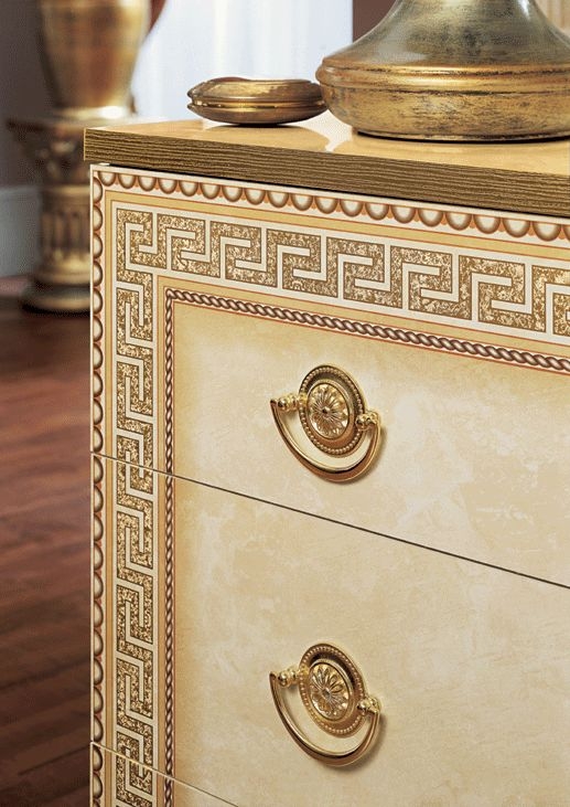 Product photograph of Camel Aida Ivory Italian Single Dresser from Choice Furniture Superstore.