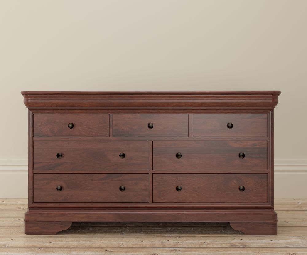 Product photograph of Willis And Gambier Antoinette 4 3 Drawer Wide Chest from Choice Furniture Superstore.