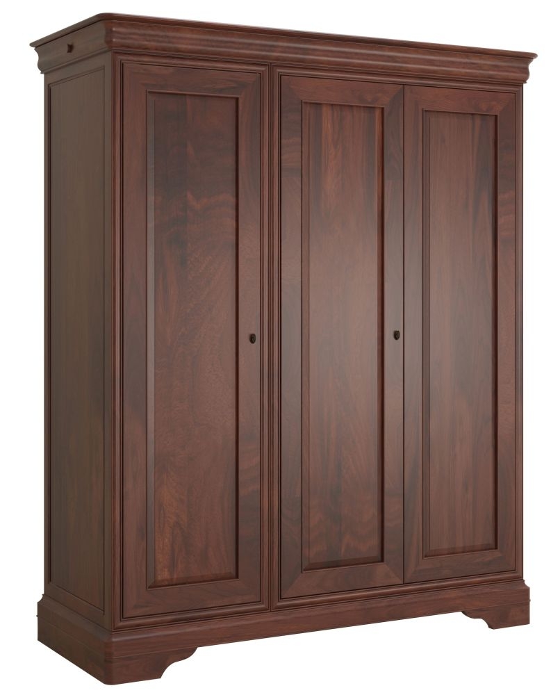 Product photograph of Willis And Gambier Antoinette 3 Door Triple Wardrobe from Choice Furniture Superstore.