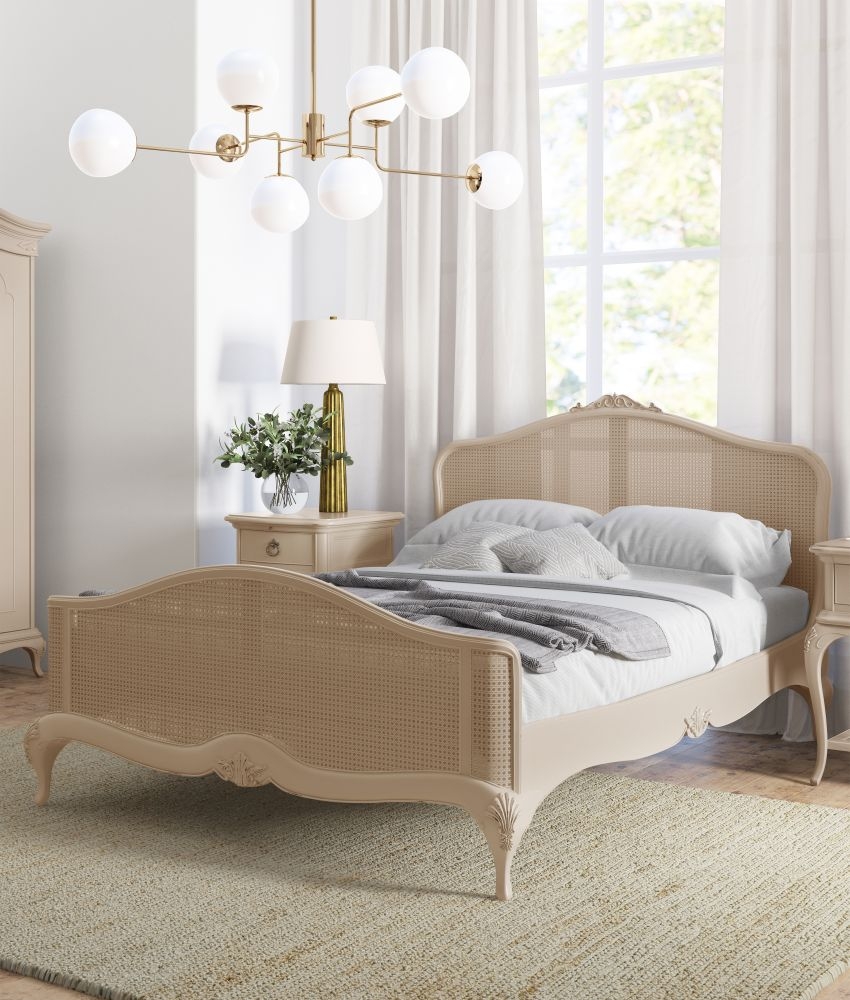 Product photograph of Willis And Gambier Ivory Bedstead from Choice Furniture Superstore.