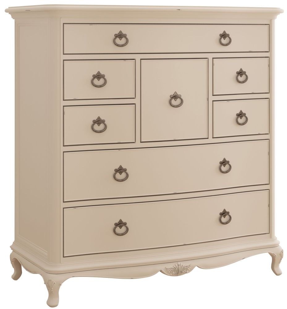 Product photograph of Willis And Gambier Ivory 8 Drawer Chest from Choice Furniture Superstore.