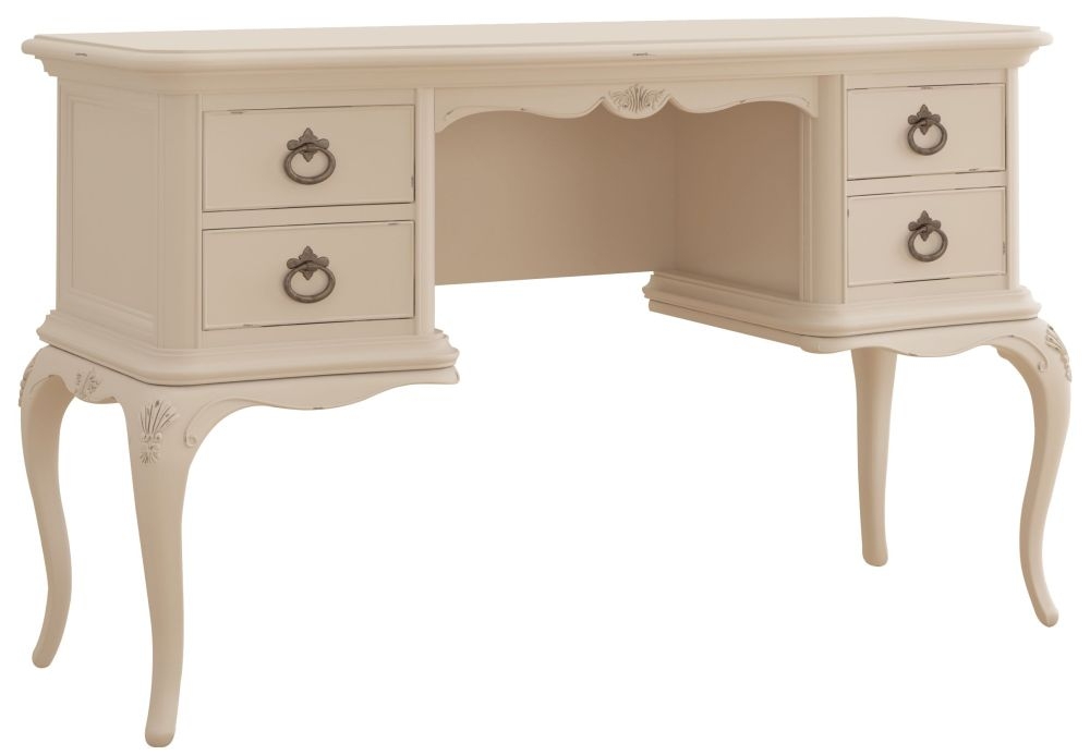 Product photograph of Willis And Gambier Ivory Dressing Table And Mirror from Choice Furniture Superstore.
