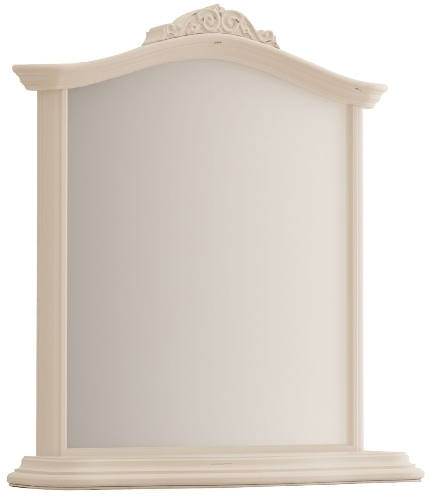 Product photograph of Willis And Gambier Ivory Arch Mirror from Choice Furniture Superstore.