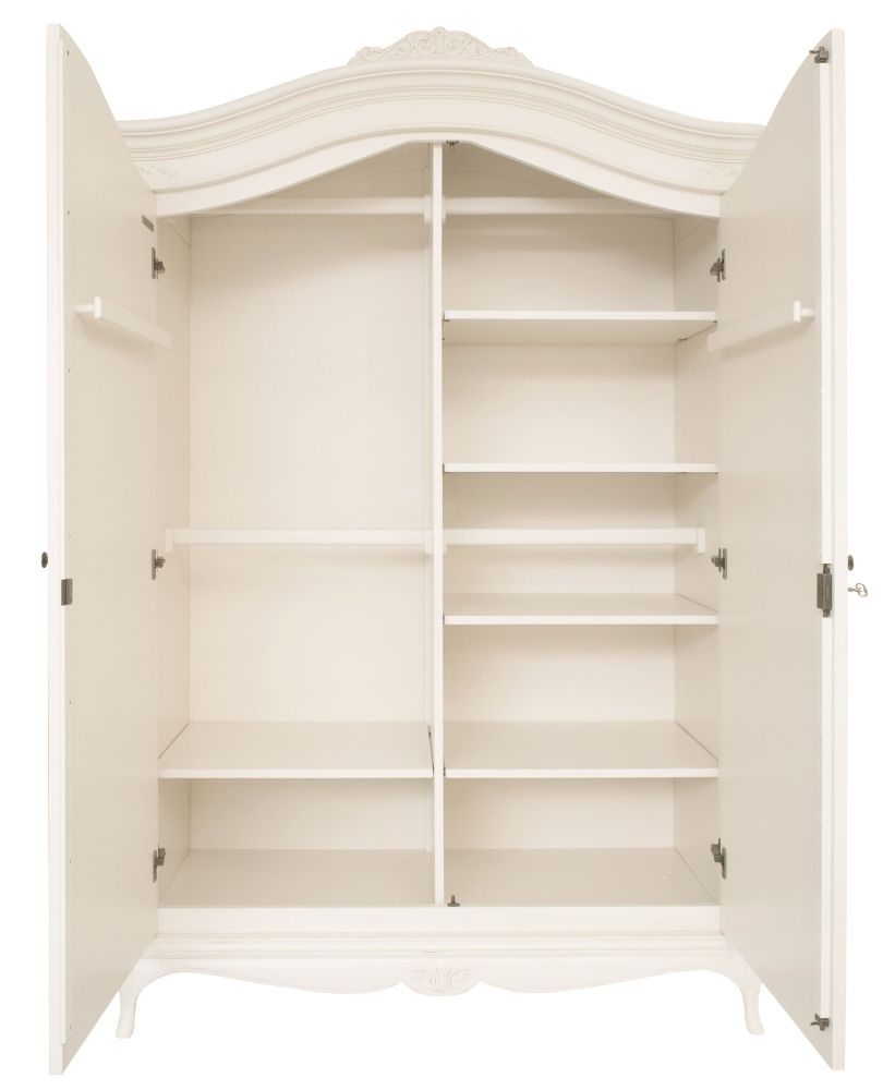 Product photograph of Willis And Gambier Ivory 2 Door Wide Fitted Double Wardrobe from Choice Furniture Superstore.