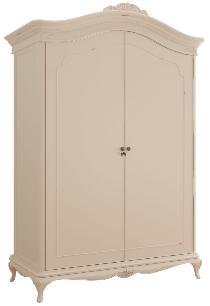 Product photograph of Willis And Gambier Ivory 2 Door Wide Fitted Double Wardrobe from Choice Furniture Superstore.
