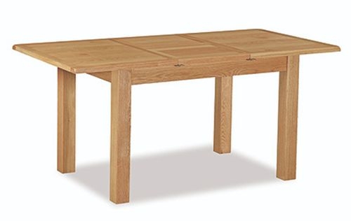 Product photograph of Addison Lite Natural Oak Dining Table 120cm-165cm Rectangular Extending Top Seats 4 To 6 Diners from Choice Furniture Superstore.