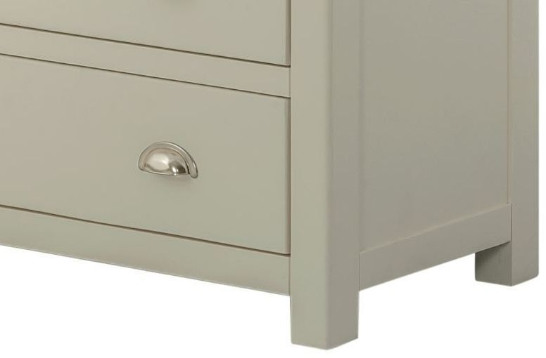 Product photograph of Portland Stone Painted 2 Over 4 Drawer Chest from Choice Furniture Superstore.