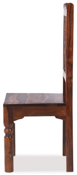 Product photograph of Indian Sheesham Solid Wood High Back Dining Chair Sold In Pairs from Choice Furniture Superstore.