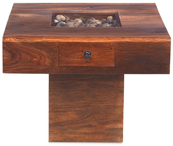 Product photograph of Indian Sheesham Solid Wood Coffee Table Without Pebble from Choice Furniture Superstore.
