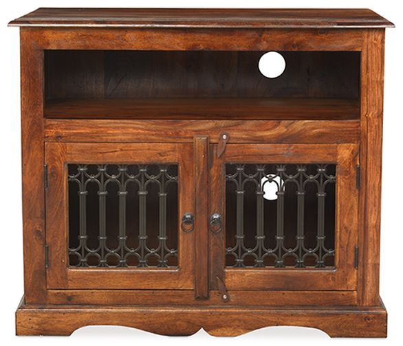 Product photograph of Indian Sheesham 85cm Tv Cabinet from Choice Furniture Superstore.
