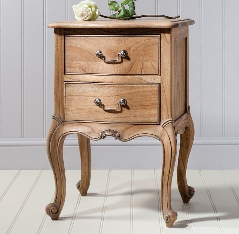 Product photograph of Chic Weathered Bedside Cabinet from Choice Furniture Superstore.