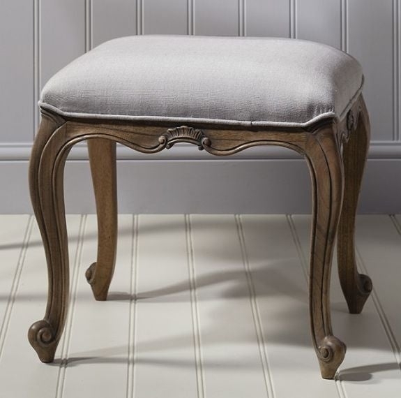 Product photograph of Chic Weathered Dressing Padded Stool from Choice Furniture Superstore.