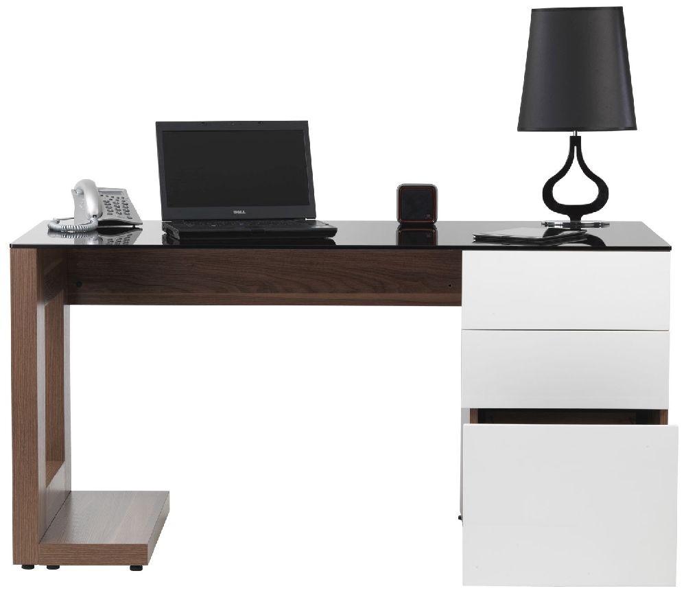 Product photograph of Alphason Sorbonne Executive Computer Desk - Adsor150-w from Choice Furniture Superstore.