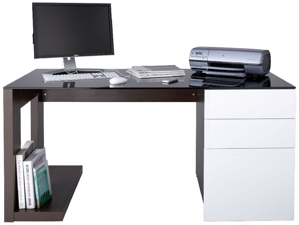 Product photograph of Alphason Sorbonne Executive Computer Desk - Adsor150-w from Choice Furniture Superstore.