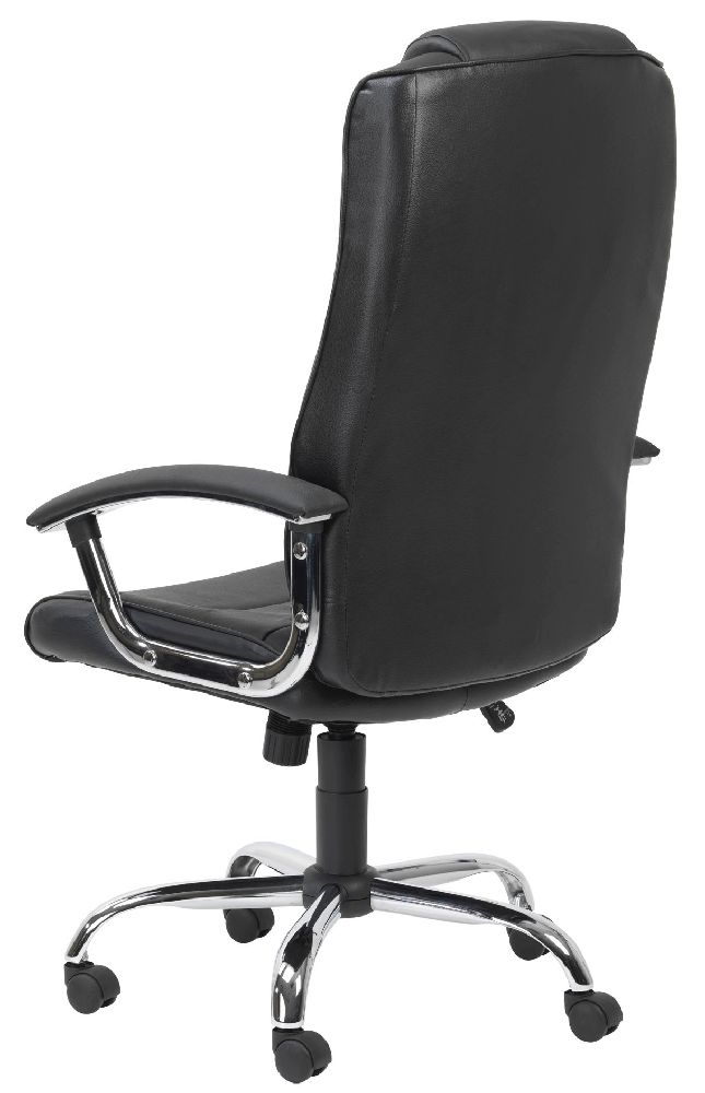 Product photograph of Alphason Houston Leather Faced Office Chair from Choice Furniture Superstore.