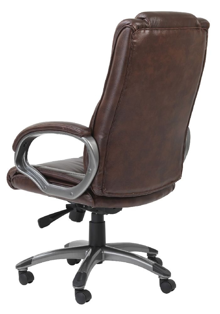 Alphason Northland Brown Leather Office Chair AOC6332LBR CFS