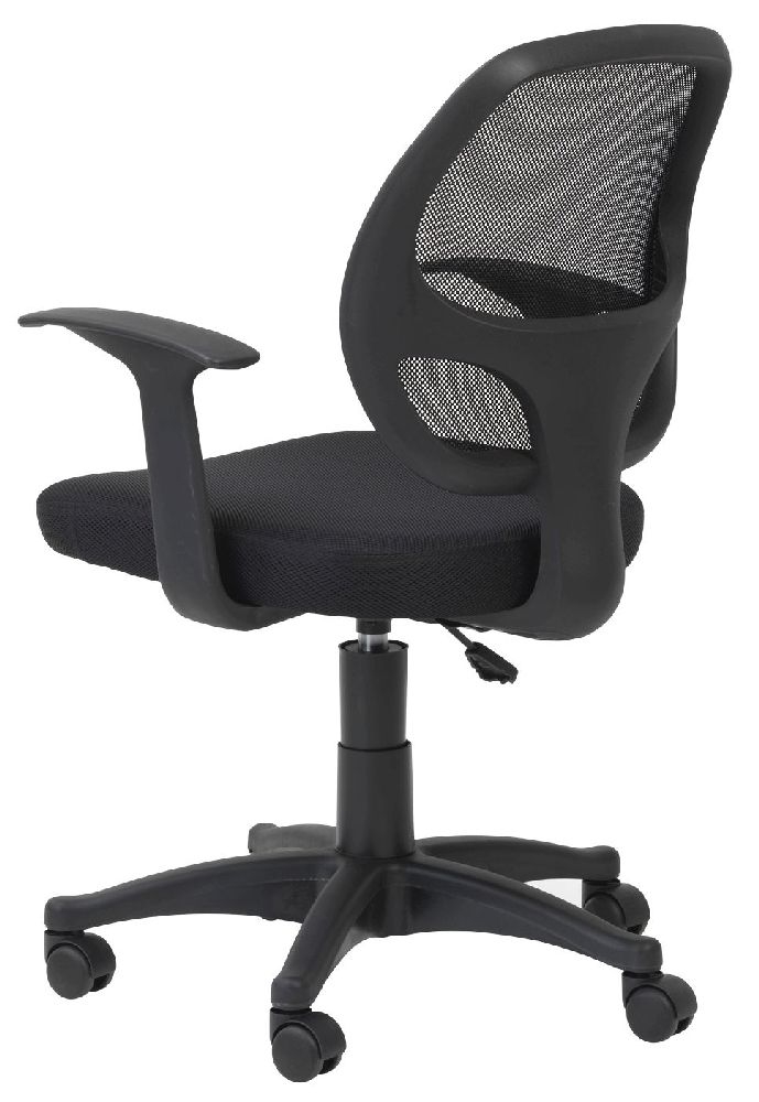 Alphason Davis Black Mesh Fabric Office Chair AOC9118MBK CFS