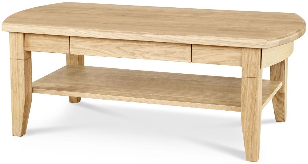 Product photograph of Clemence Richard Moreno Oak Coffee Table from Choice Furniture Superstore.